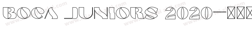 boca juniors 2020字体转换